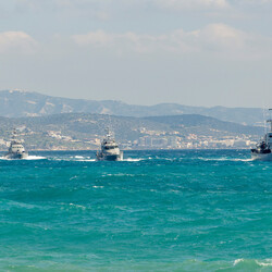 На военно-морском параде в Лимассоле показали новые катера ВМС Кипра