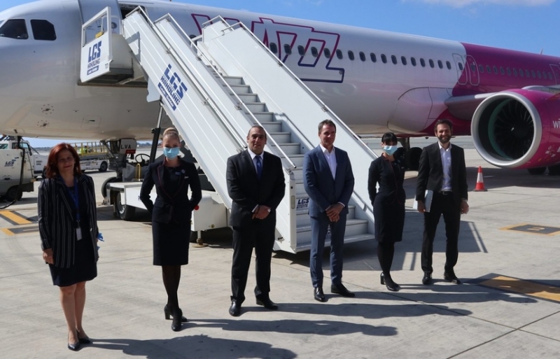 Авиакомпания Wizz Air добавила 11 маршрутов к уже существующим на Кипре