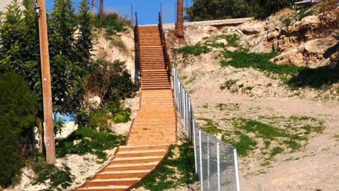 В Героскипу построили лестницы к обзорным площадкам