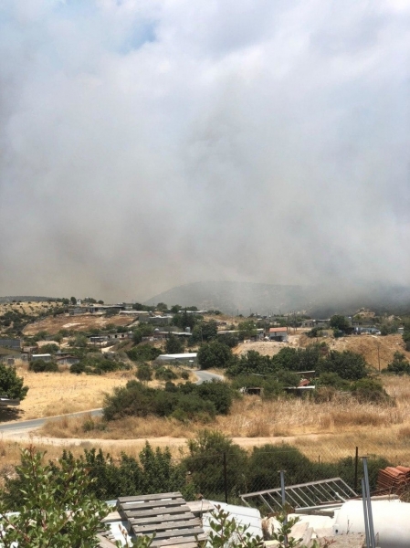 В Лимассоле снова сильный пожар