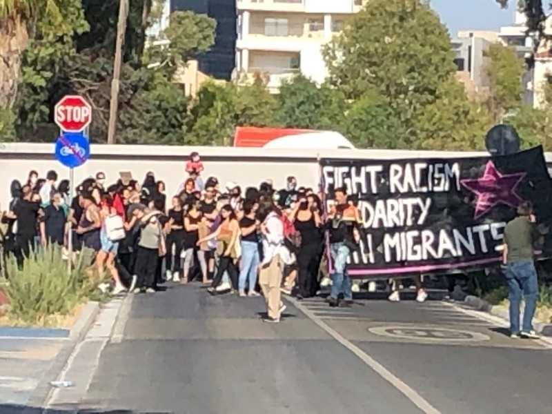 В Никосии прошел марш против расизма и в солидарность с протестующими в США