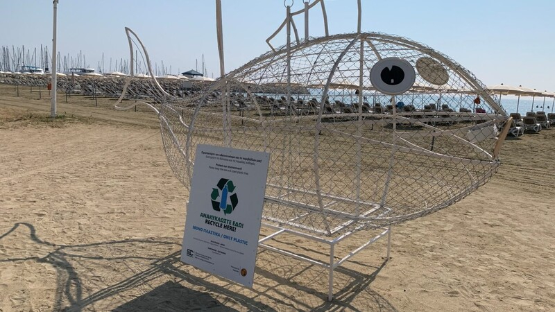 Новая инновационная инсталляция на пляже Айя-Напы 