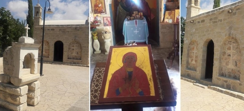 Слезы святой Марины с кипрской иконы попали на видео