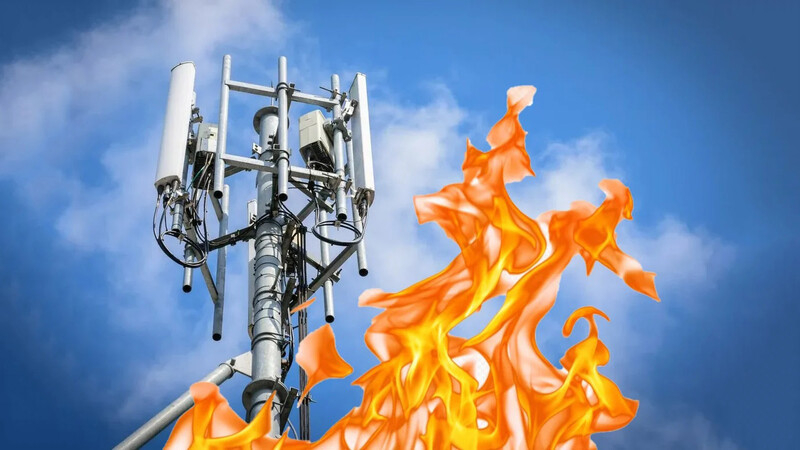В Лимассоле продолжаются поджоги телефонных вышек
