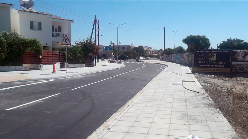 В Пафосе завершен ремонт улицы Палайфу
