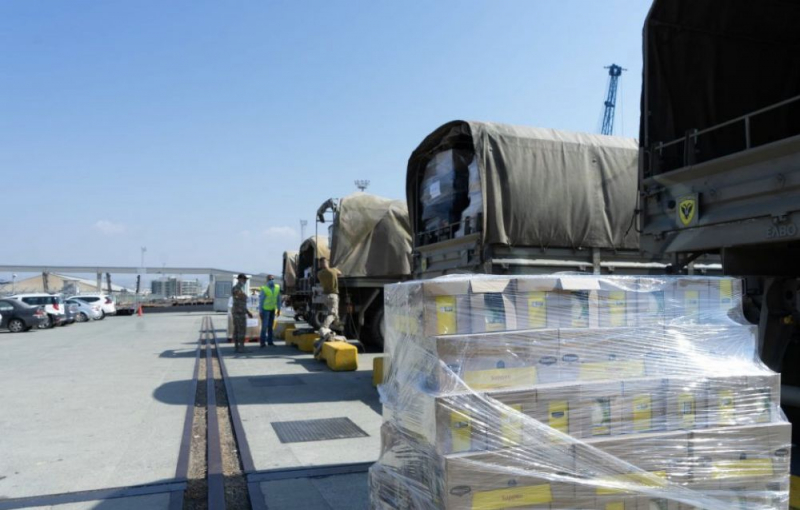 
Кипр собрал для Ливана 80 тонн гумпомощи
