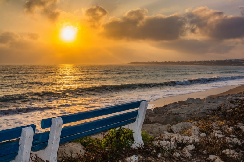 Kissonerga sunset view point - идеальное место на Кипре для наблюдения за закатом