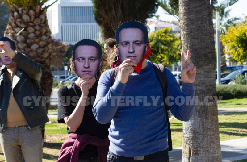 В Лимассоле прошла акция в поддержку Навального