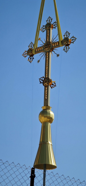 В Лимассоле освятили купола русского православного храма