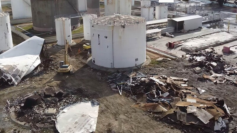 В Ларнаке демонтировали нефтехранилище