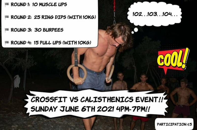 6 июня в Лимассоле пройдут соревнования CrossFit vs Calisthenics