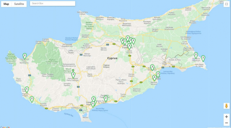 
Парковка электромобилей на Кипре
