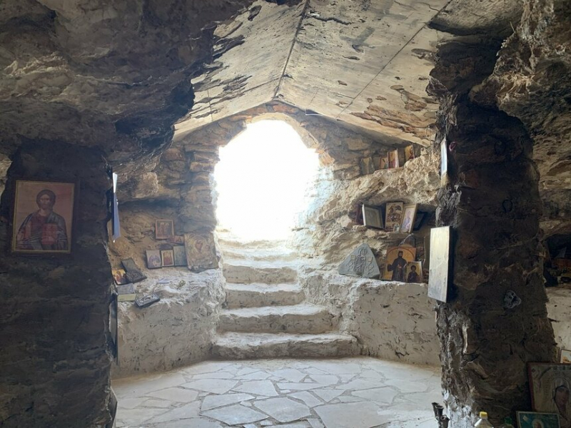 Пещерная часовня Богородицы Эвангелистрии в Ксилофагу