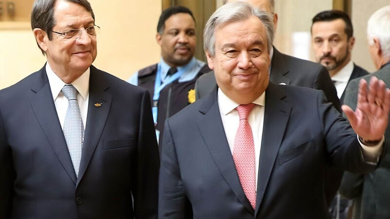 Гутерриш и Анастасиадис обсудили кипрское урегулирование накануне трехсторонней встречи