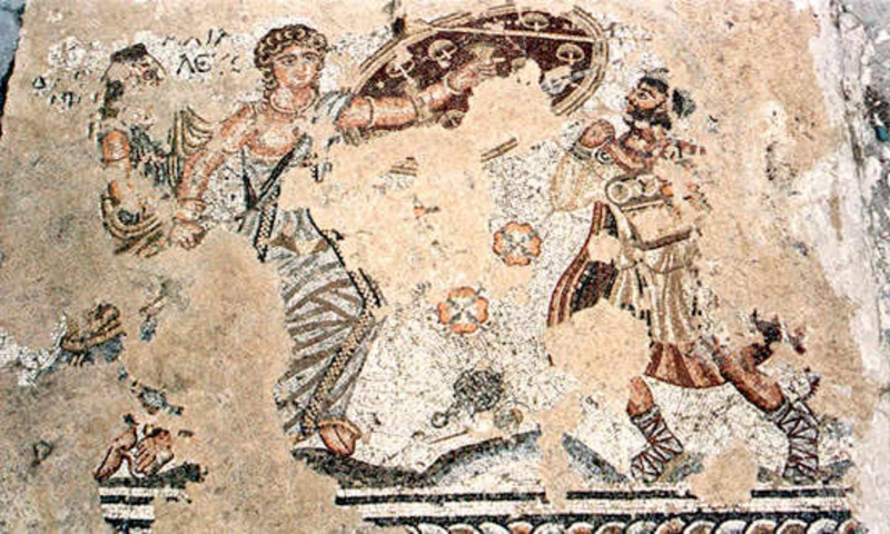 
Вилла Ахиллеса в Курионе и необычная мозаика
