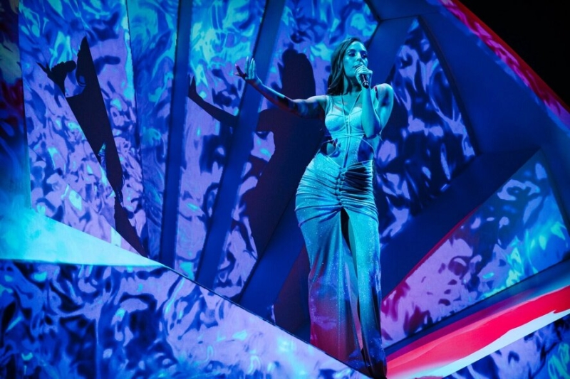 Певица Andromache впечатлила участников Евровидения своим выступлением на первой репетиции