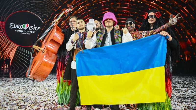 Украинская группа Kalush Orchestra стала победителем на "Евровидение-2022"