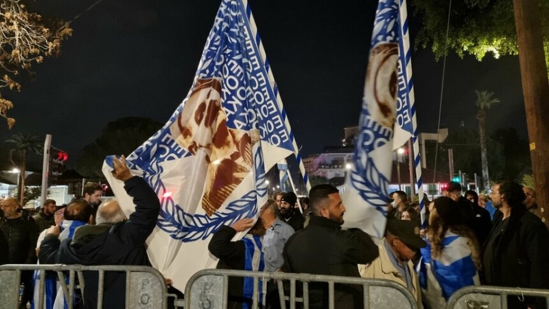 В Никосии прошли протесты в поддержку наследия генерала Гриваса