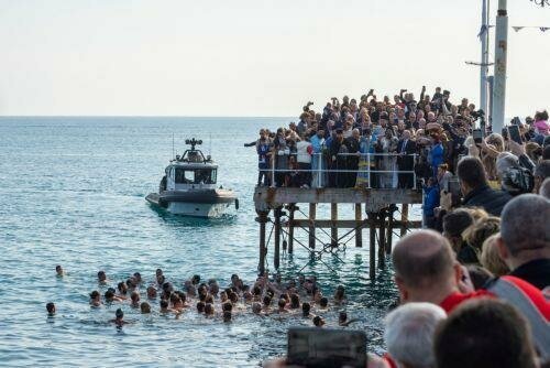 На Кипре с большим размахом отметили Крещение