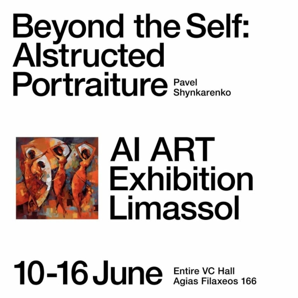 С 10 по 16 июня в Лимассоле пройдет художественная выставка  «Beyond the Self: AIstructed Portraiture» 