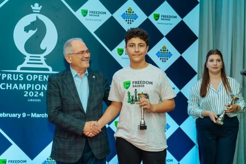 Завершился открытый чемпионат Кипра по шахматам