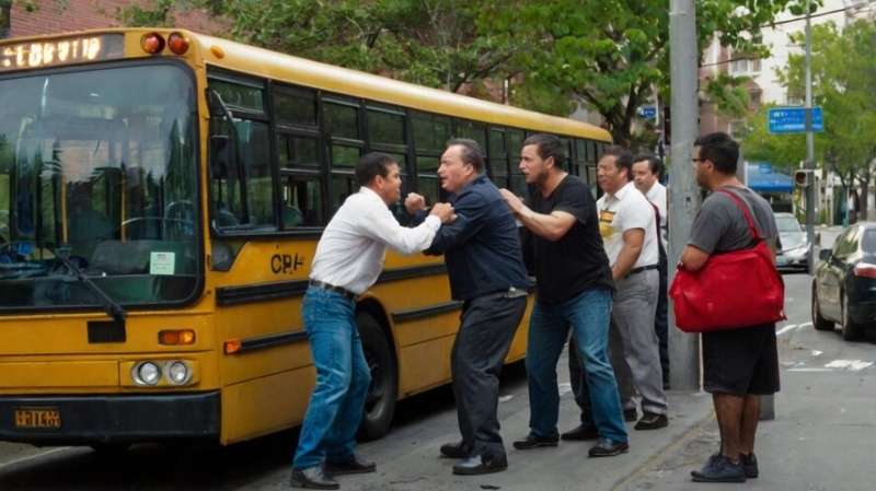 В Ларнаке агрессивная пассажирка избила водителя автобуса!