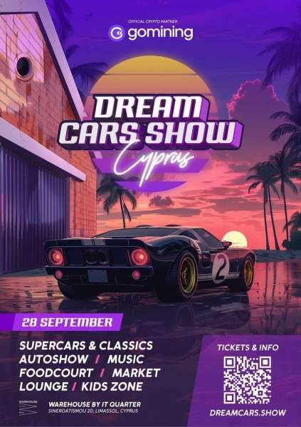 28 сентября в Лимассоле состоится фестиваль Dream Cars Show 2024