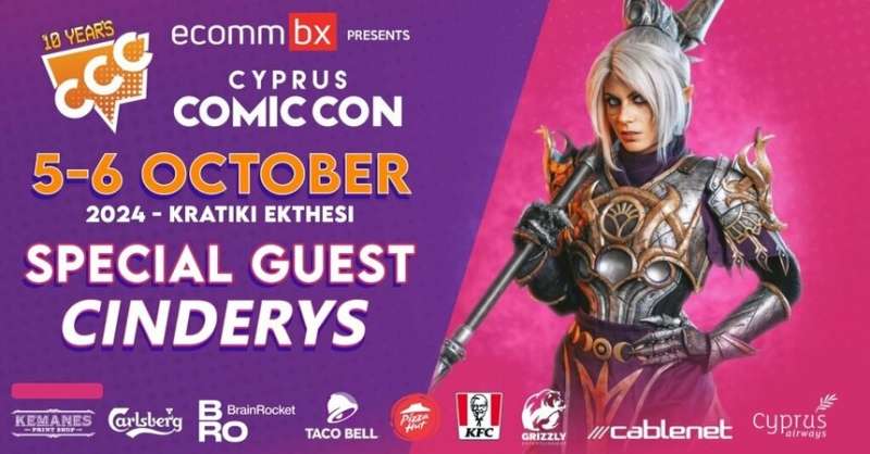 Организаторы Cyprus Comic Con 2024 объявили еще несколько громких имен участников конвенции