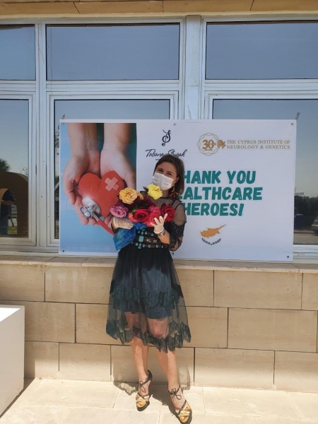 Пианистка Татьяна Ступак организовала акцию благодарности медицинским работникам Кипра