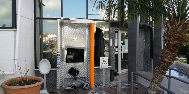 В Лимассоле взорвали банкомат